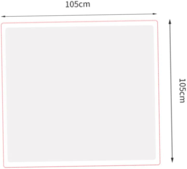 woobles Baby Bath Towel, 105x105cm 6-Ply Cotton Gauze Super Soft Bath Towels, Strong Absorbent Washcloths for Baby Newborn Kids (White) - Image 3